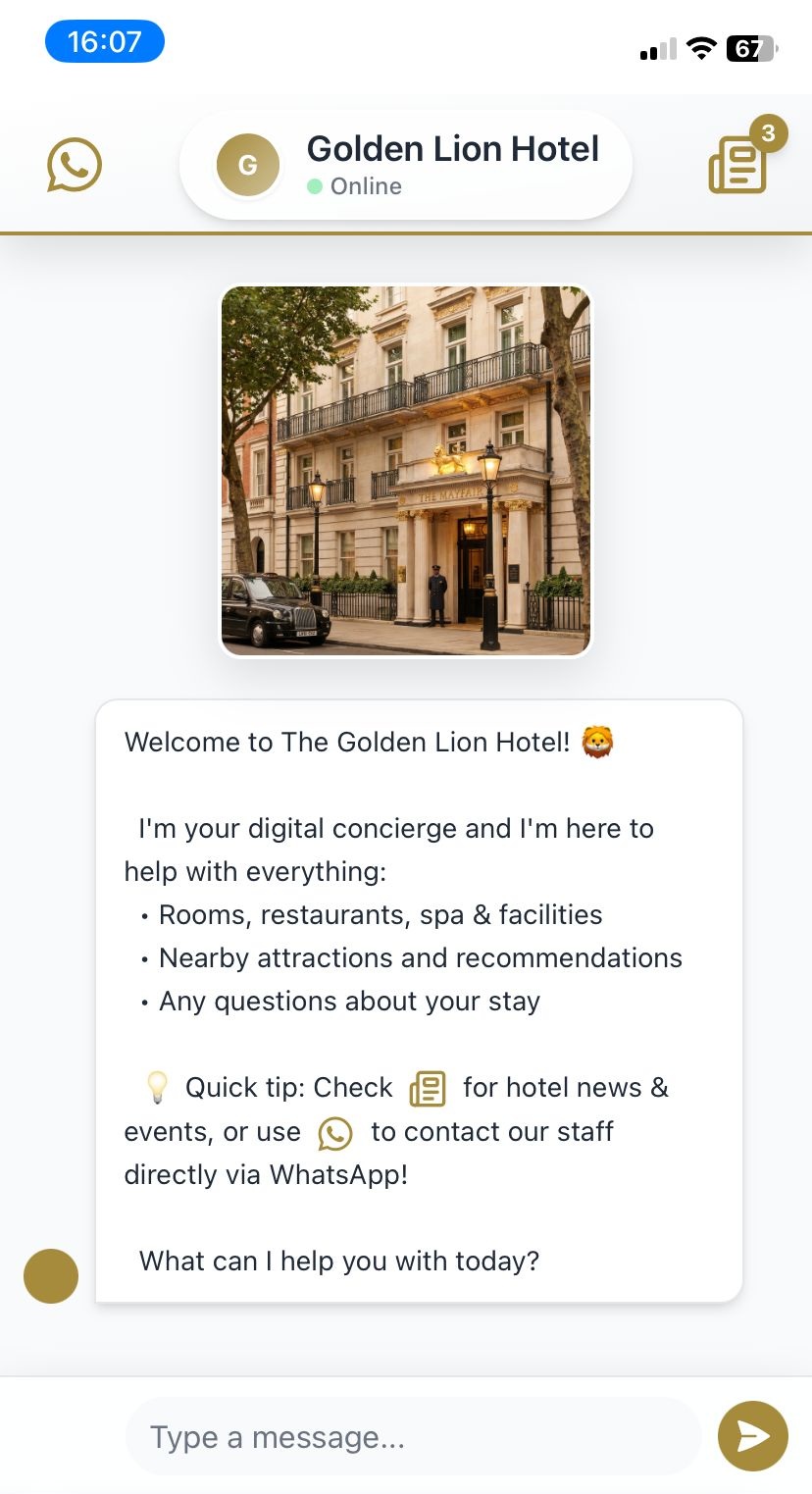 Golden Lion Hotel Chat